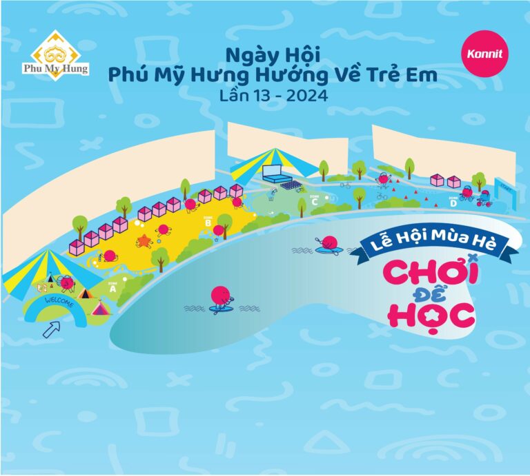 Trải nghiệm hơn 30 trò chơi thú vị tại Ngày Hội Phú Mỹ Hưng – Hướng Về Trẻ Em